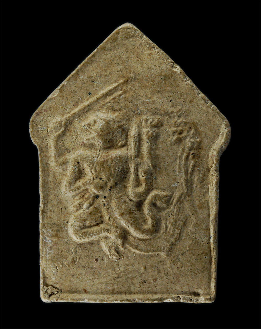 2Sep24 (94)p.jpg - พระขุนแผนหลังหนุมานเชิญธง หลวงปู่เกลี้ยง มนุญโญ(พระครูพิศิษฐ์ชโลปการ) วัดเนินสุทธาวาส ต.บางปลาสร้อย อ.เมือง จ.ชลบุรี เนื้อผงพุทธคุณ ผงว่าน หลวงปู่เกลี [..] | https://kamulet.in.th